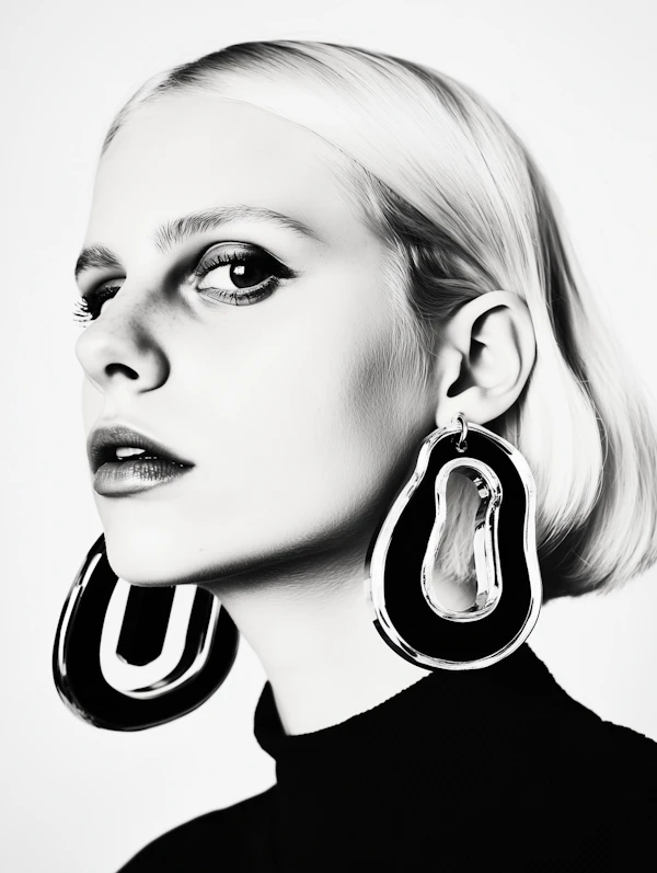 Black-and-White Portrait
