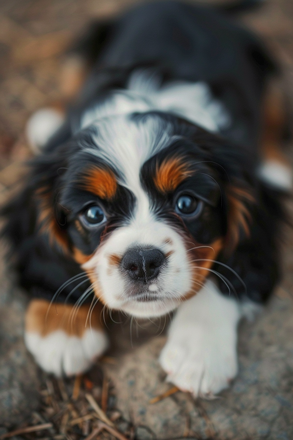 Charming Cavalier King Charles Spaniel Puppy