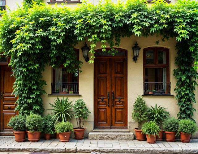 Charming Building Entrance