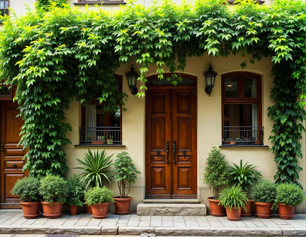 Charming Building Entrance
