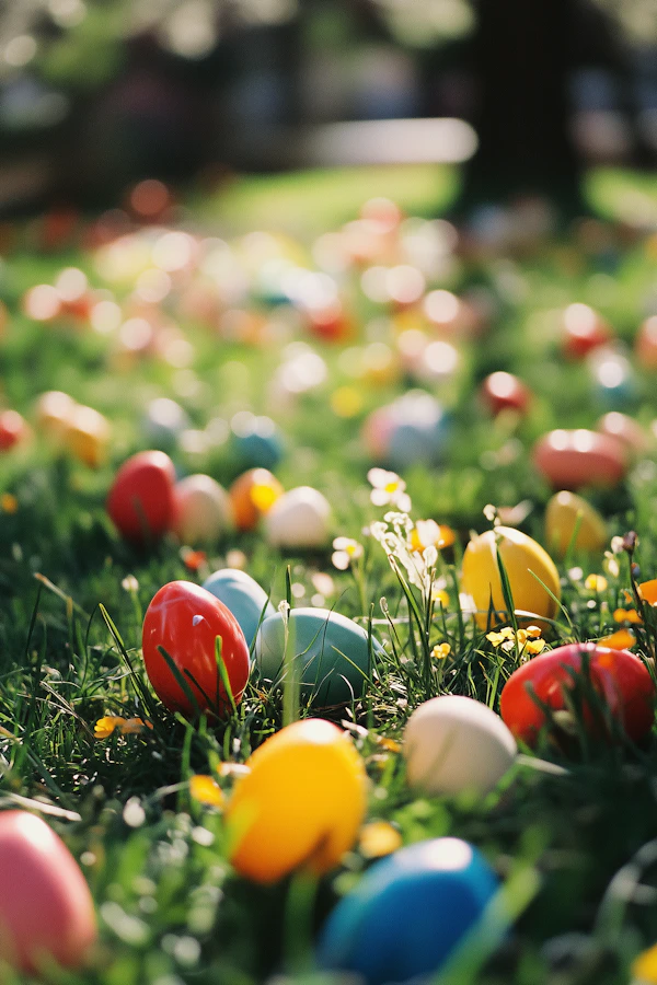 Colorful Easter Egg Hunt