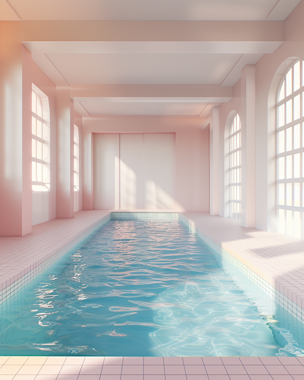 Tranquil Indoor Swimming Pool