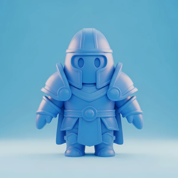 Stylized Blue Knight