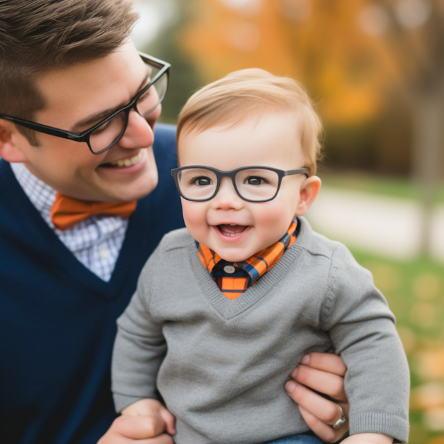 Cherished Moments in Matching Spectacles