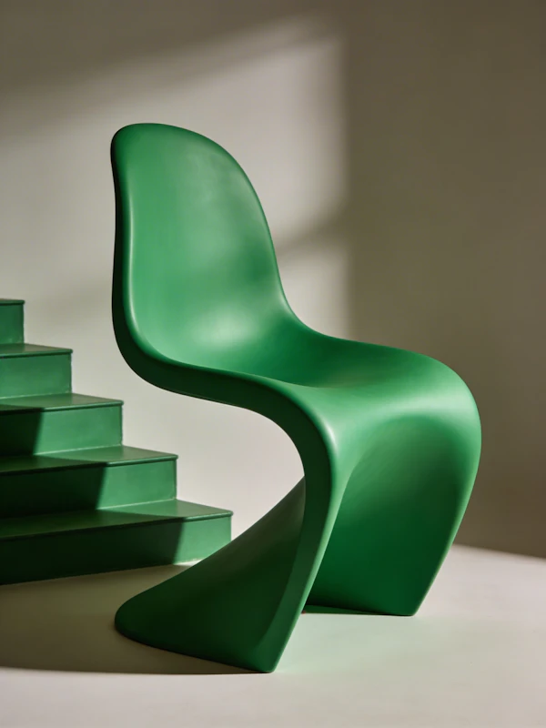 Green Chair and Stairs