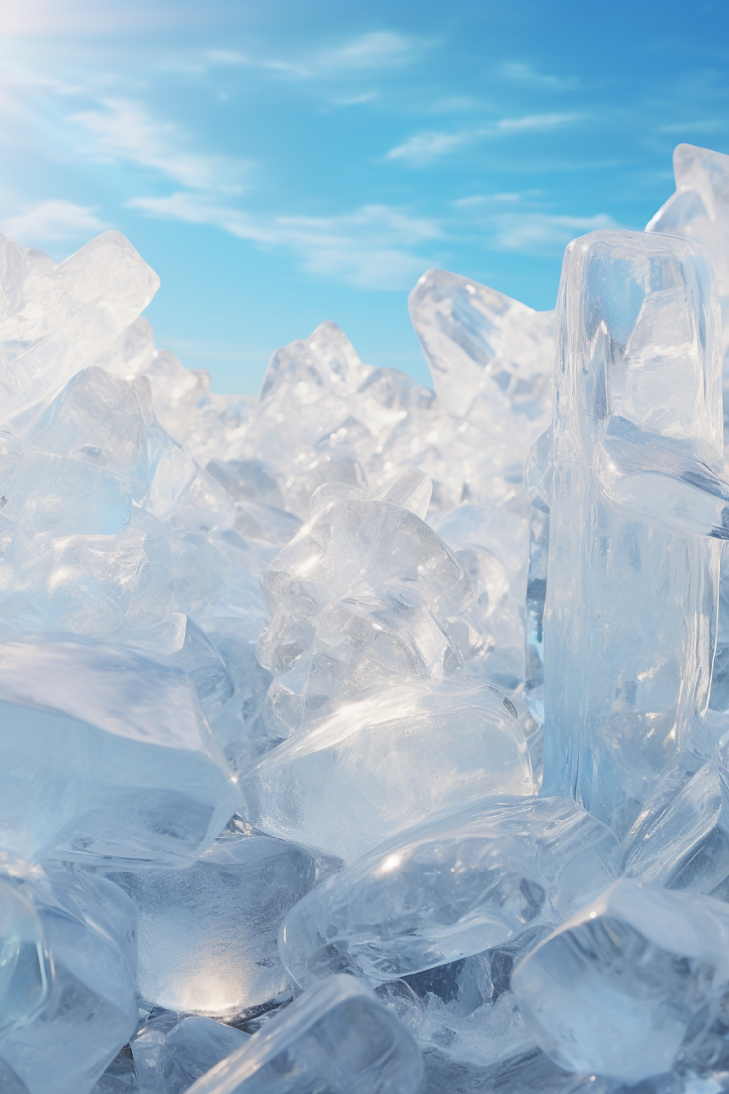 Crystal Serenity: A Frozen Landscape