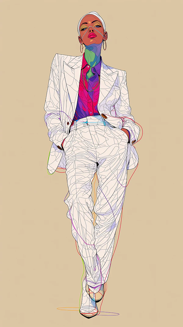 Stylish Person Illustration