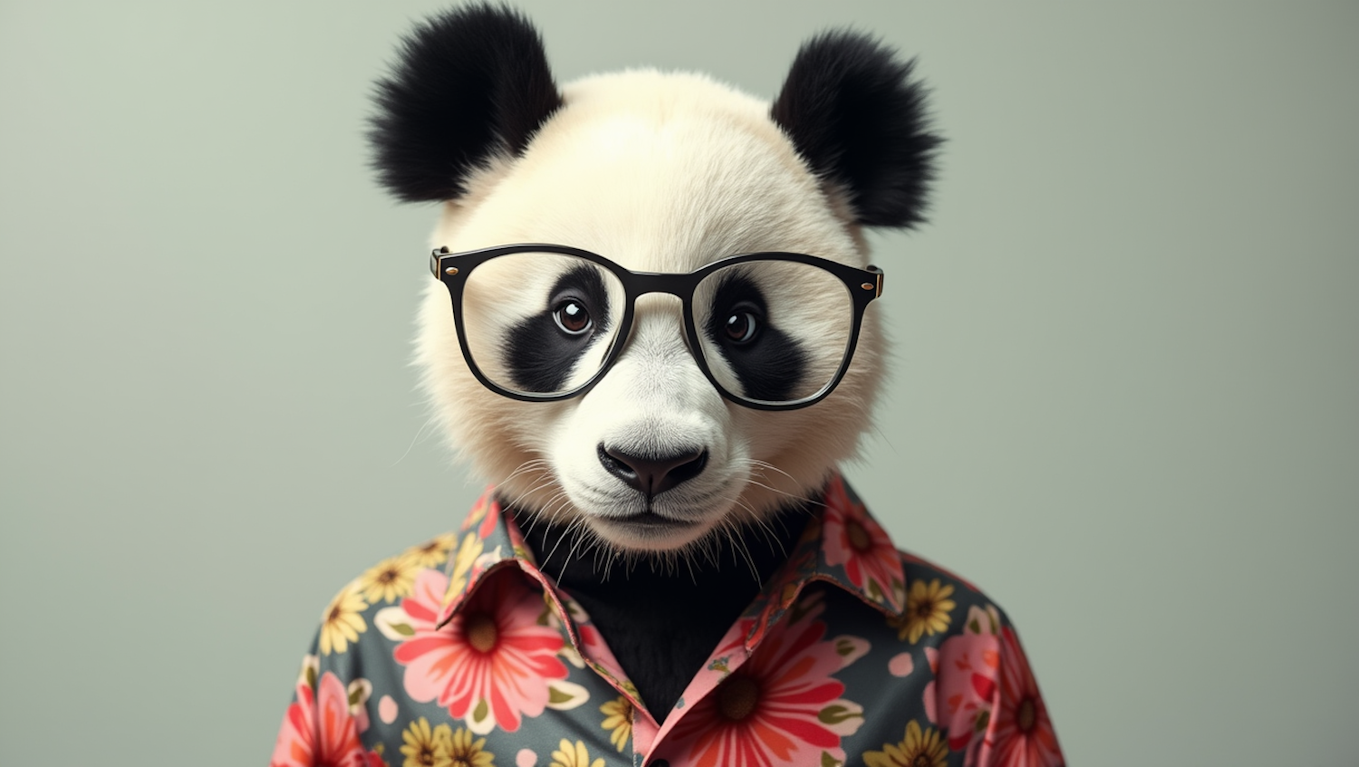 Panda with sunglasses online