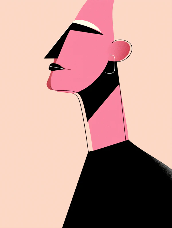 Geometric Profile Art