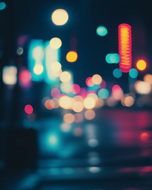 Vibrant City Bokeh
