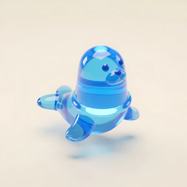 Blue Seal Figurine