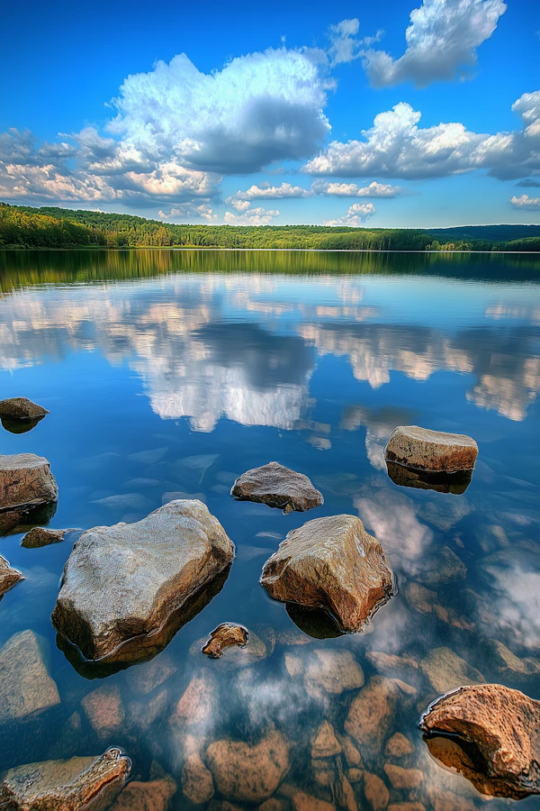 Serene Lake Scene