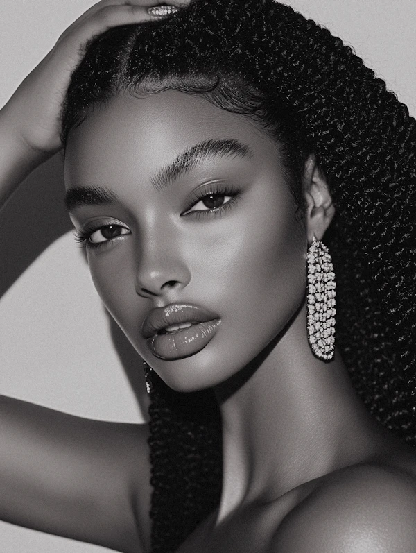 Black-and-White Portrait