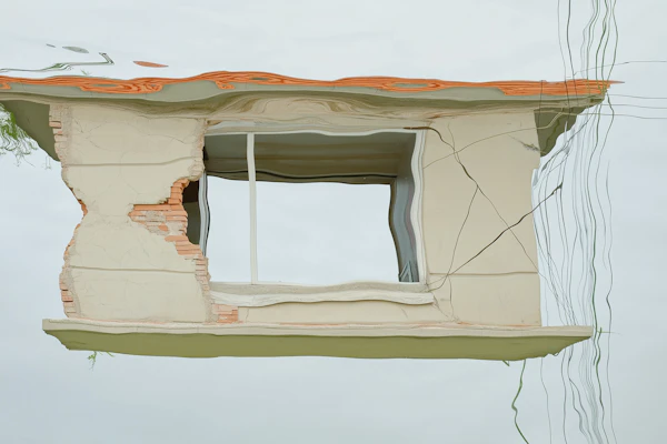 Distorted Reflection Art