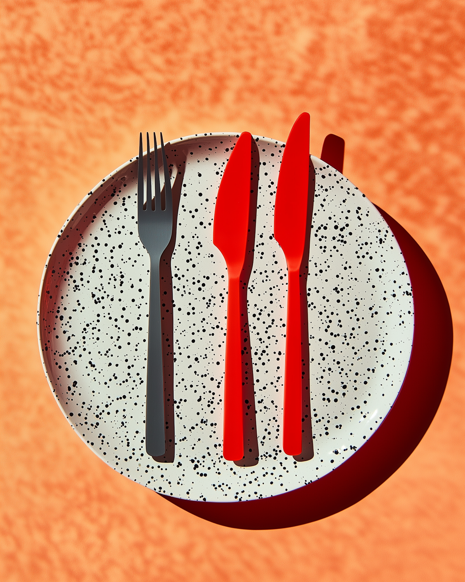 Vibrant Utensil Composition