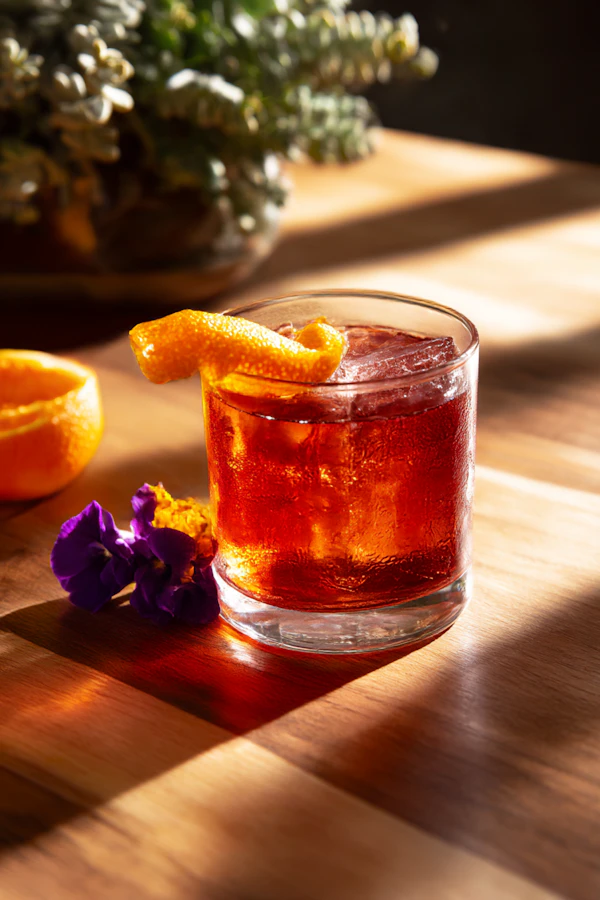 Red Cocktail on Table