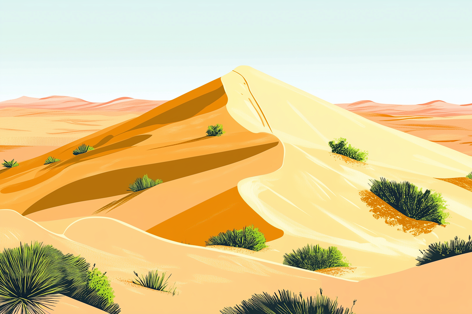 Tranquil Desert Landscape