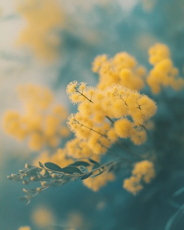 Yellow Mimosa Blooms
