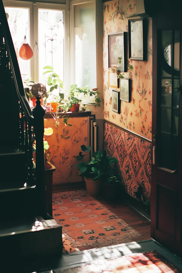 Cozy Interior with Plants