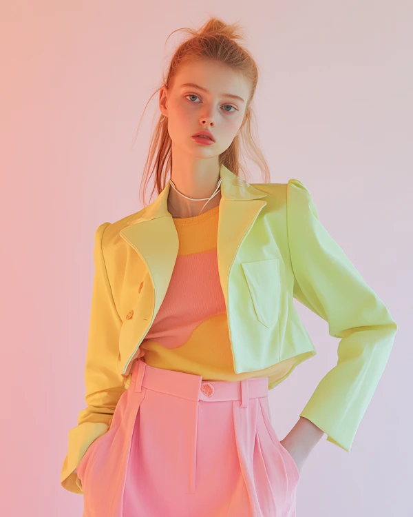 Fashion Portrait of a Young Woman
