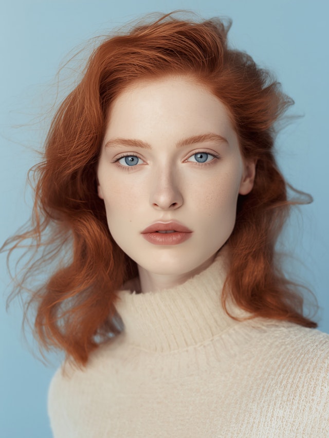 Portrait of Redhead Woman
