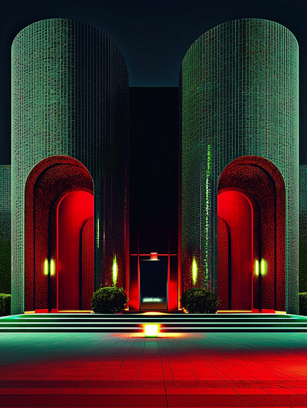 Futuristic Green Towers