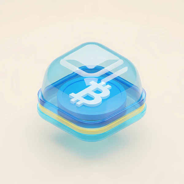 Stylized Bitcoin Symbol