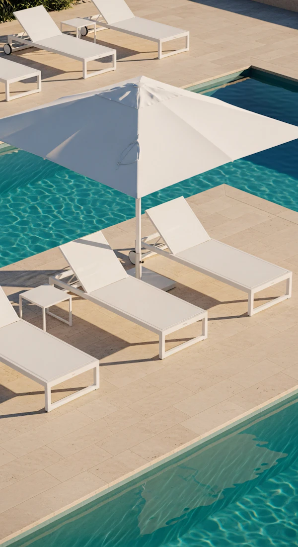 Modern Poolside Serenity