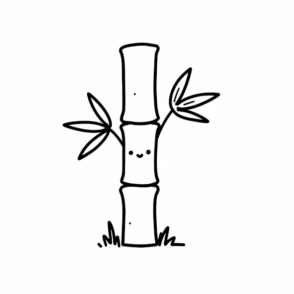Cheerful Bamboo Art
