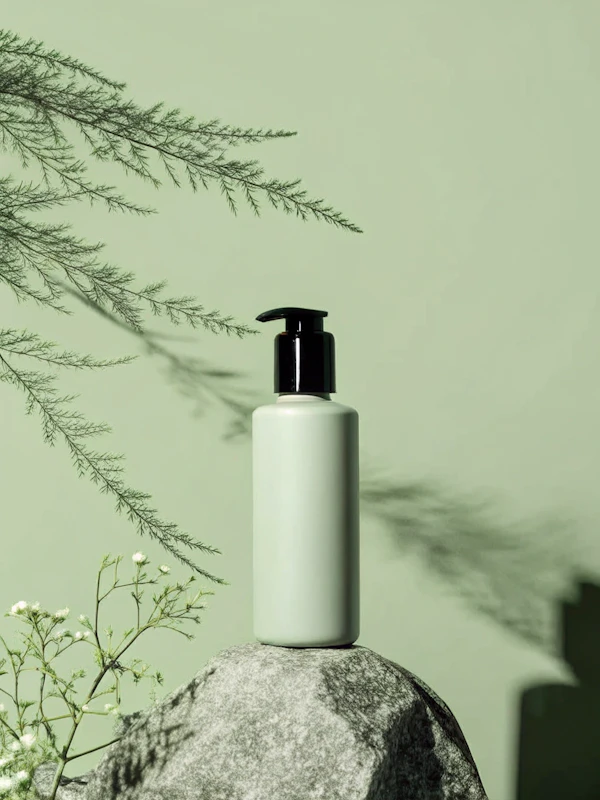 Minimalist Green Bottle