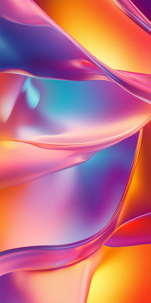 Vibrant Abstract Ribbons
