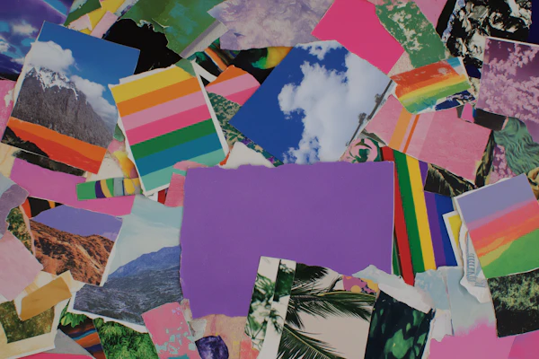 Colorful Paper Collage