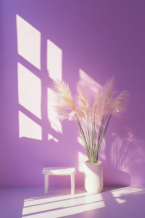 Minimalist Pampas Scene