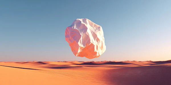 Surreal Desert Scene