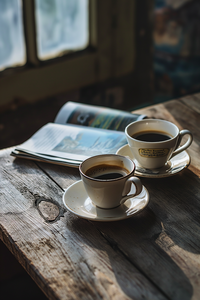 Rustic Coffee Break Ambiance