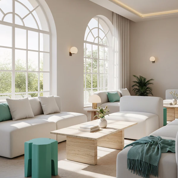 Bright Airy Living Room