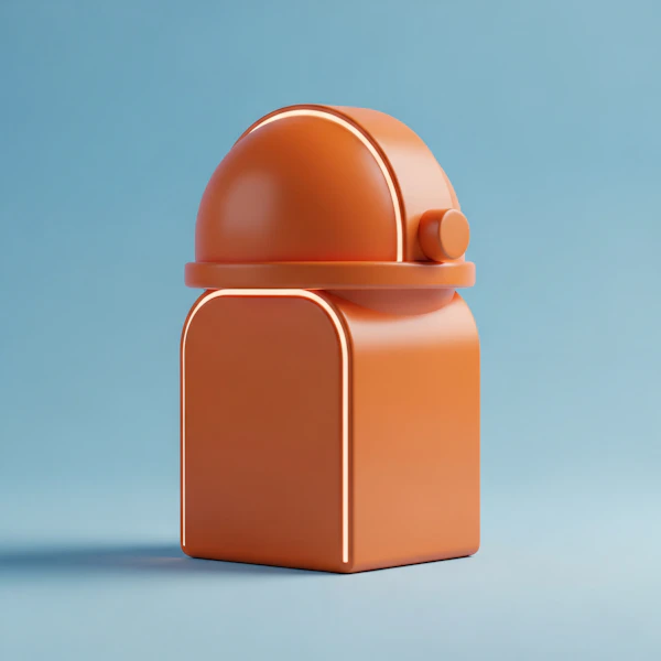 Glossy Orange Object