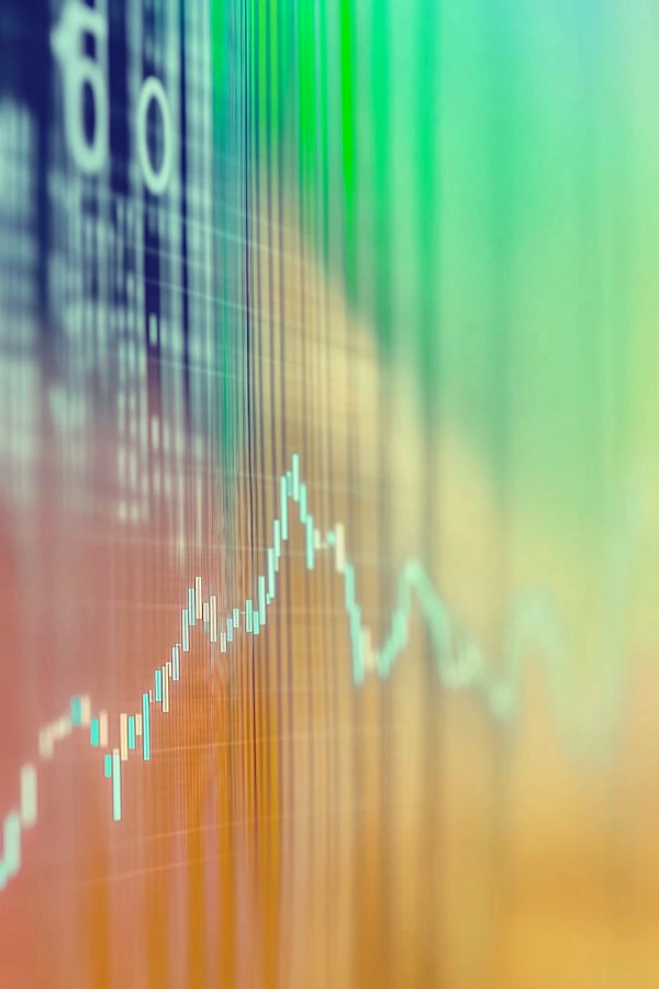 Abstract Financial Chart