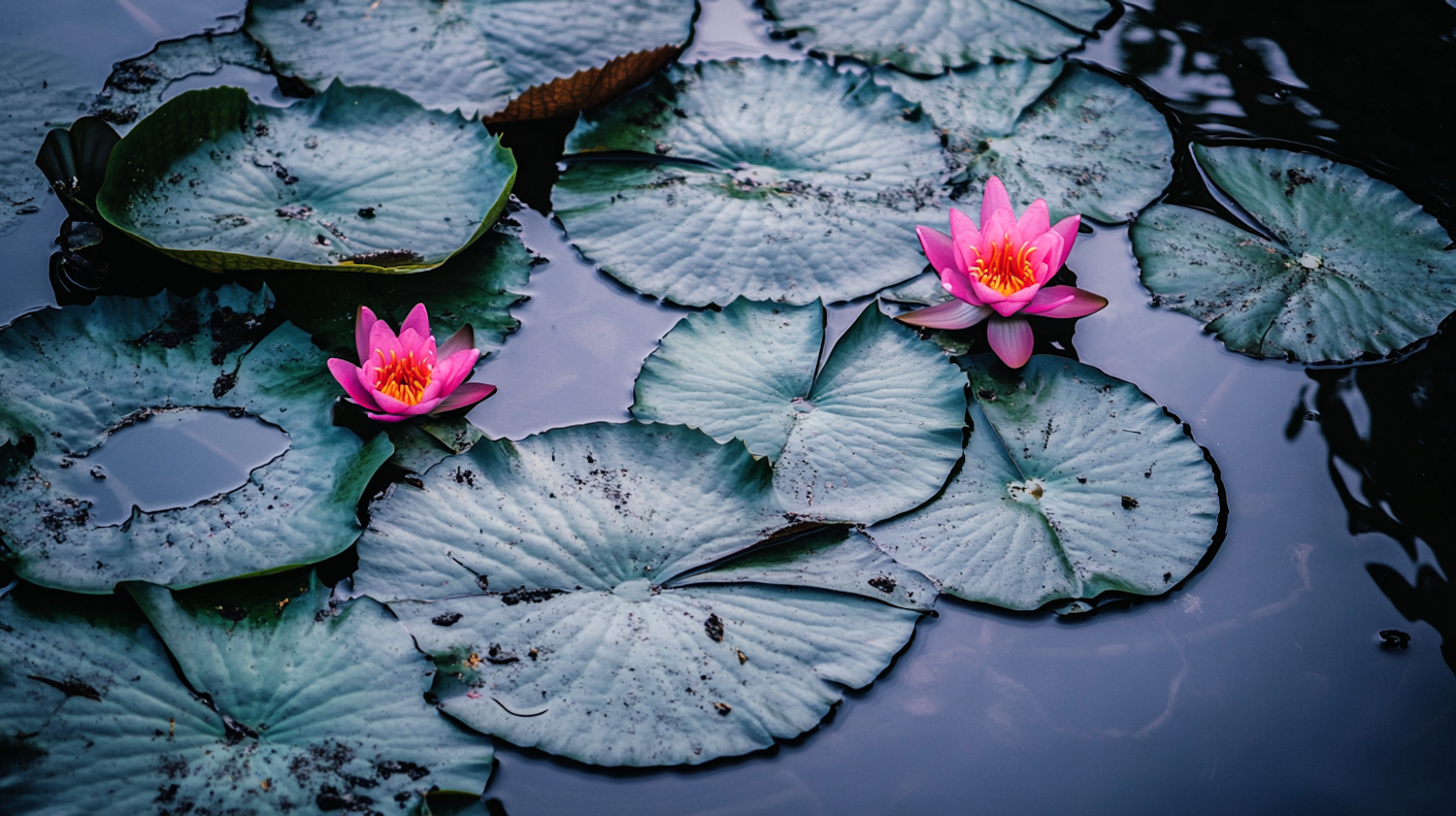 Serene Water Lilies