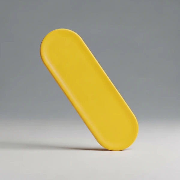 Yellow Minimalist Object