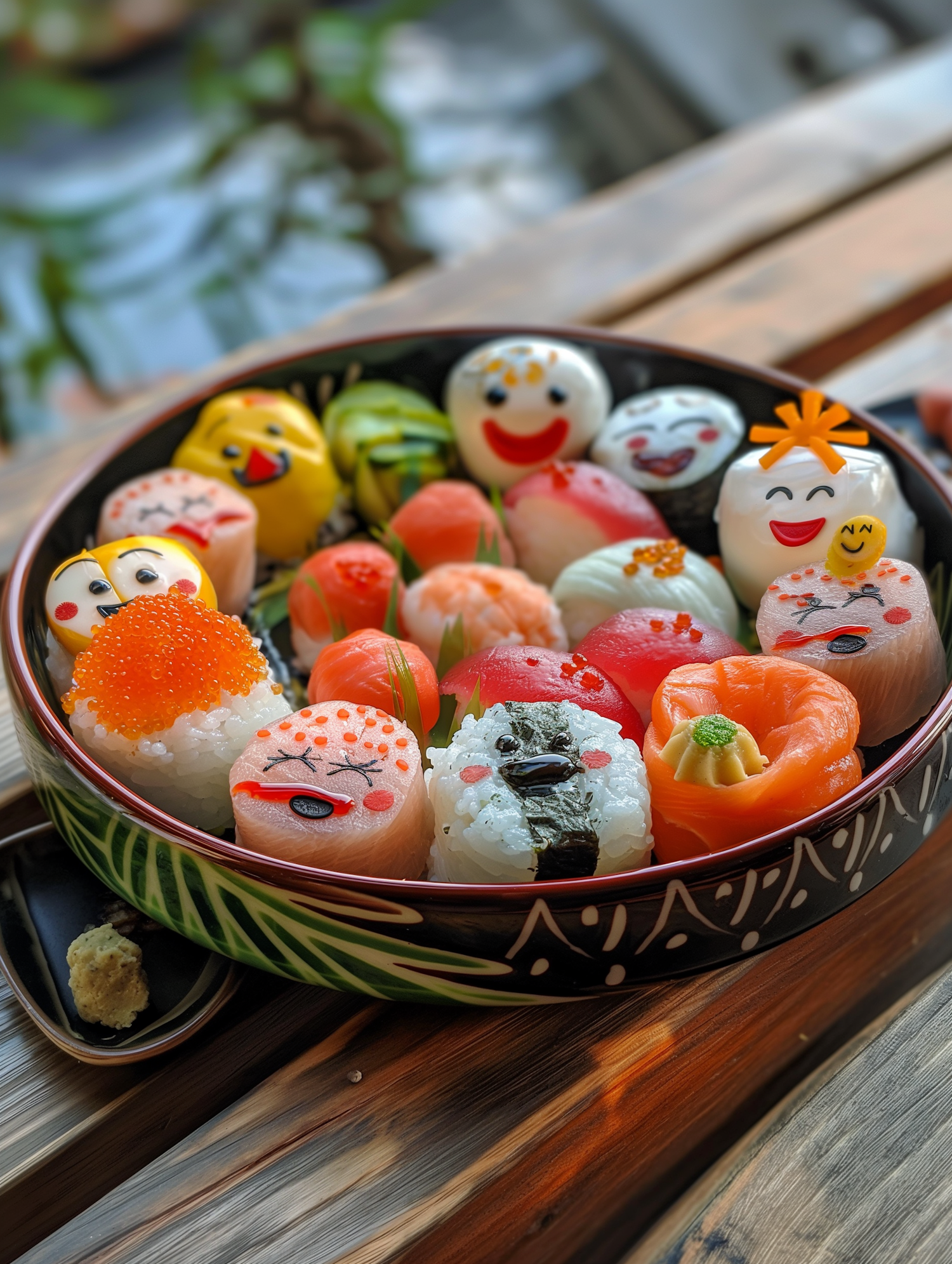 Whimsical Sushi Arrangement