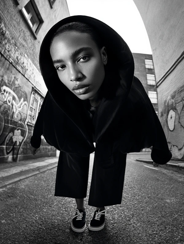 Urban Portrait in B&W