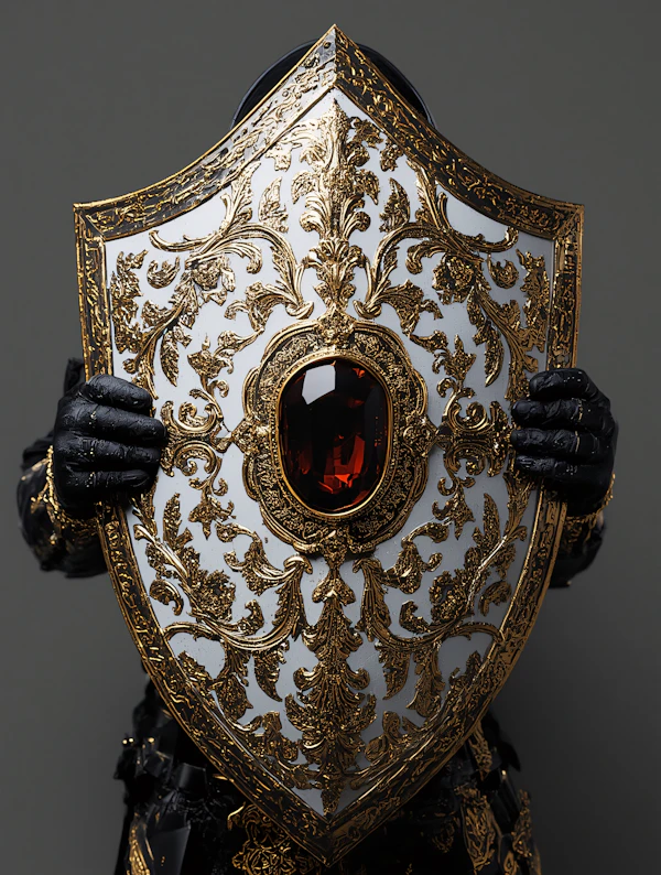 Knight with Ornate Shield