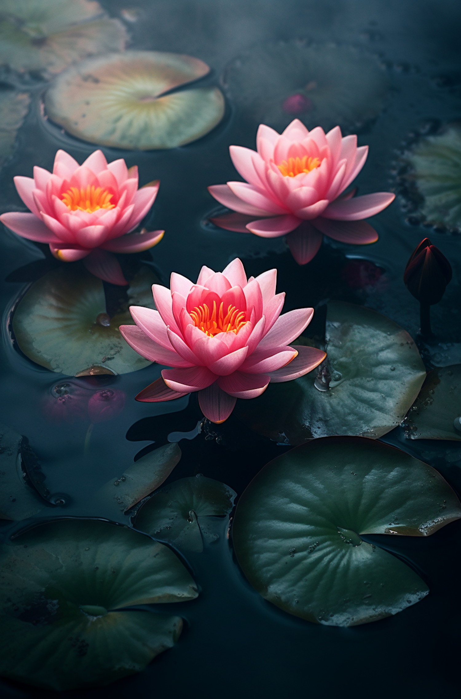Tranquil Lotus Waterscape