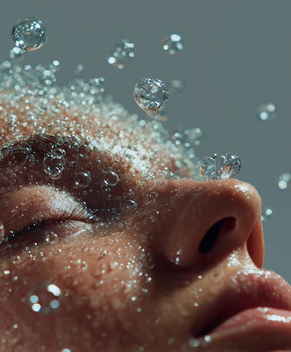 Close-Up Water Droplets
