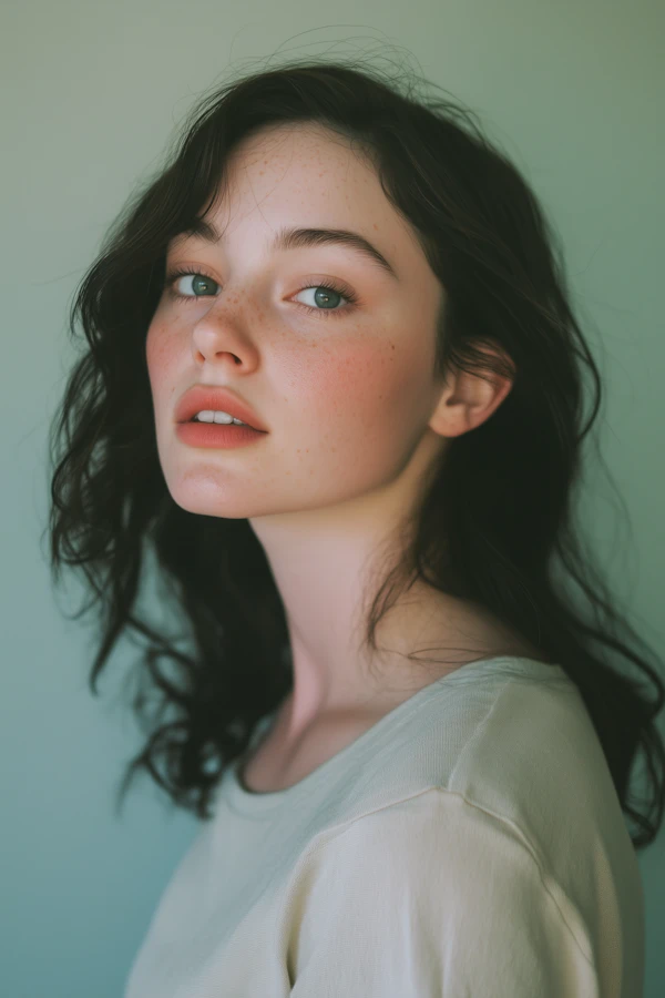 Portrait of a Contemplative Woman