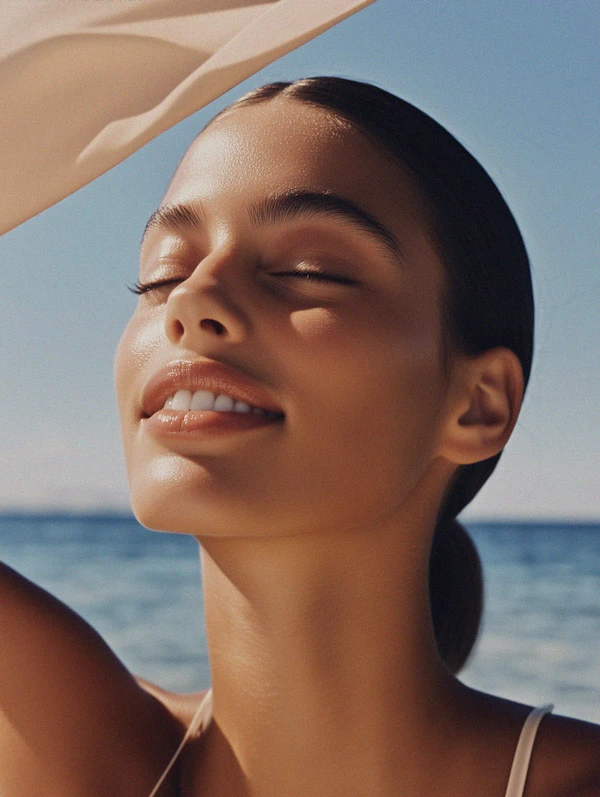 Radiant Beach Portrait
