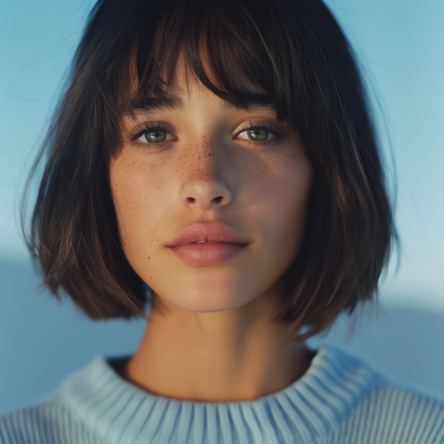 Serene Portrait of Young Woman