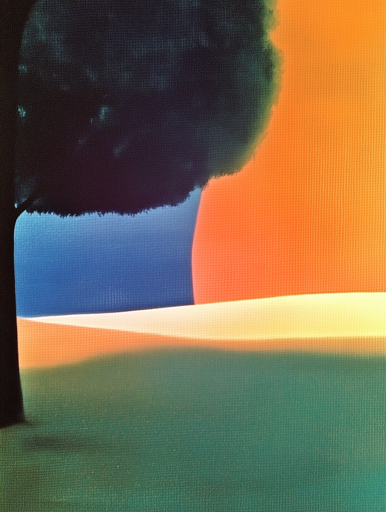 Abstract Tree Painting