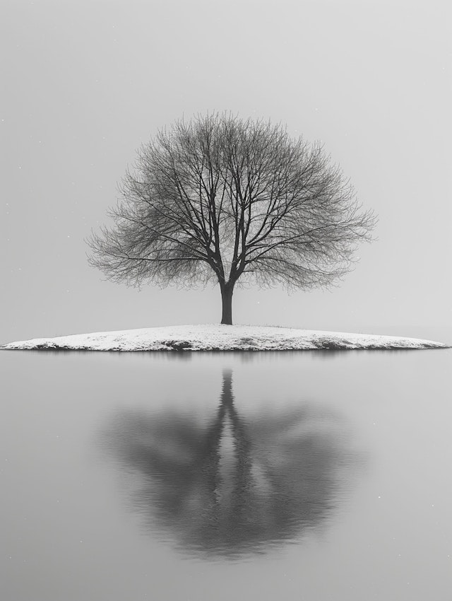 Tranquil Winter Solitude